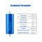 énergie d'Ion Rechargeable Battery For Storage de lithium de 2.3v 40ah LTO 66160